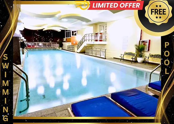 酒店 Free Pool N Free Sauna Access Oceanview Balcony In The Heart Of Manila, Front Of Robinsons Mall, Walking Distance To Us Embassy Limited Slots X Secure Your Limited Offer Month *